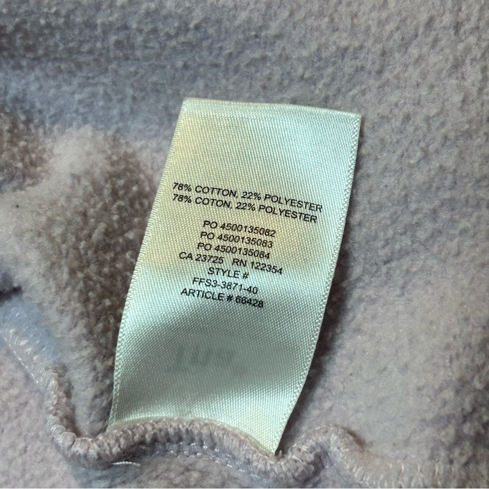 Tna Aritzia Cozy Fleece Boyfriend Crewneck Sweatshirt Lilac Fog Purple - Picture 4 of 6